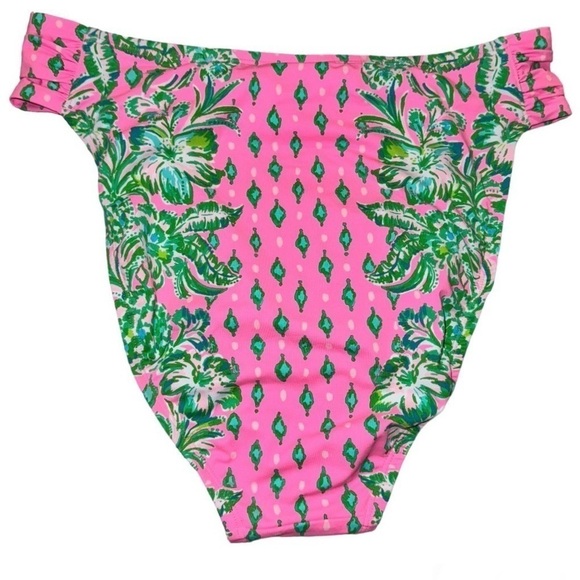 Lilly Pulitzer High School Waisted Bottom NEW Size 10 Color Pink Shandy‎ - Picture 4 of 9